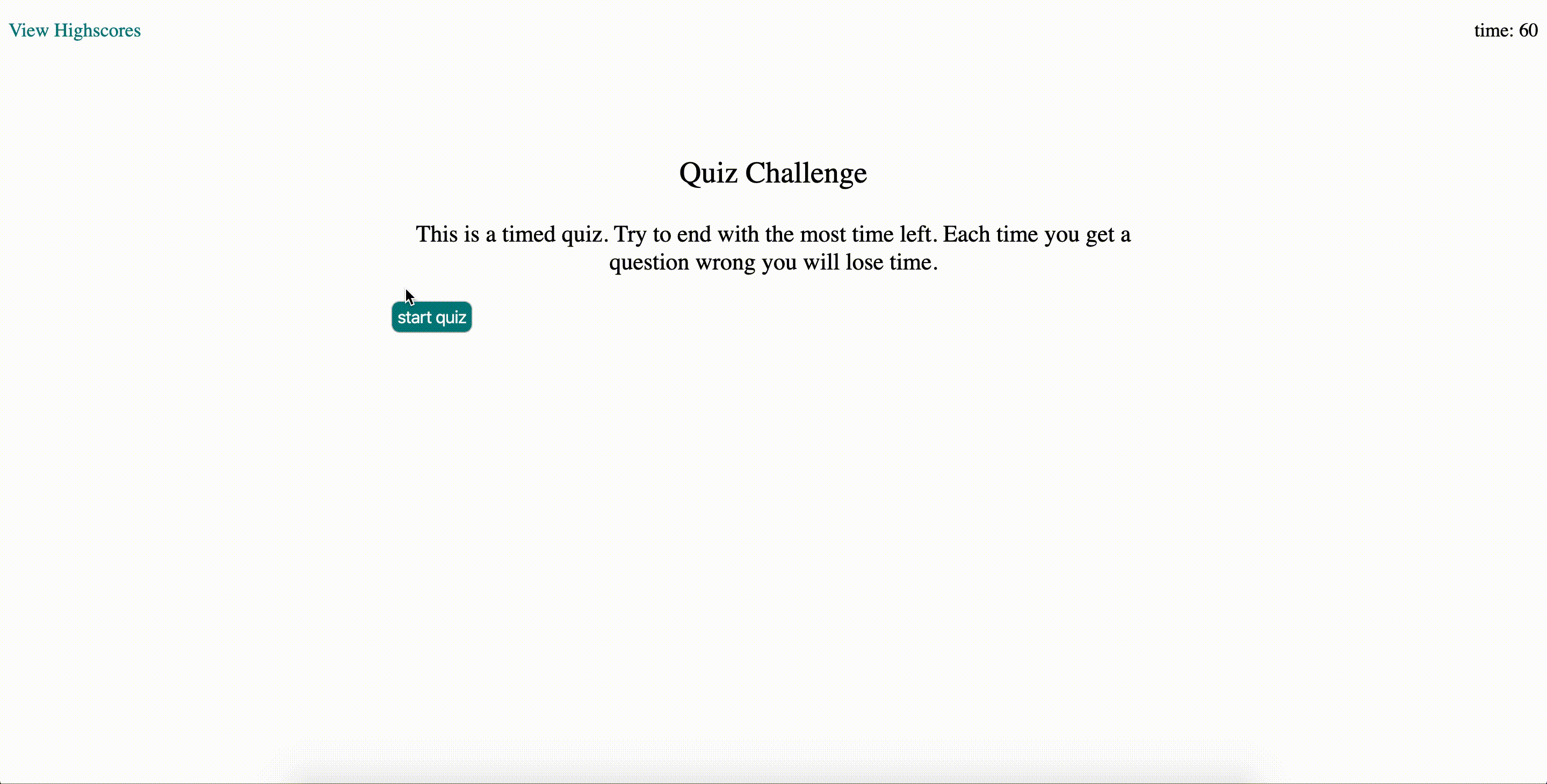 gif of Dynamic Quiz in action